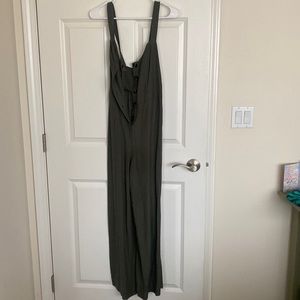 Dark green romper- long size small